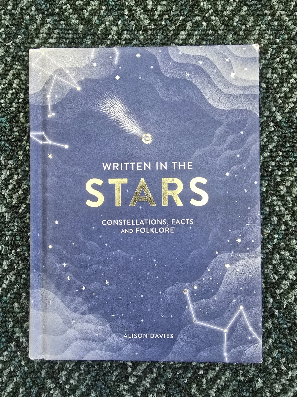 Written in the Stars Hardcover Book – Navy Blue